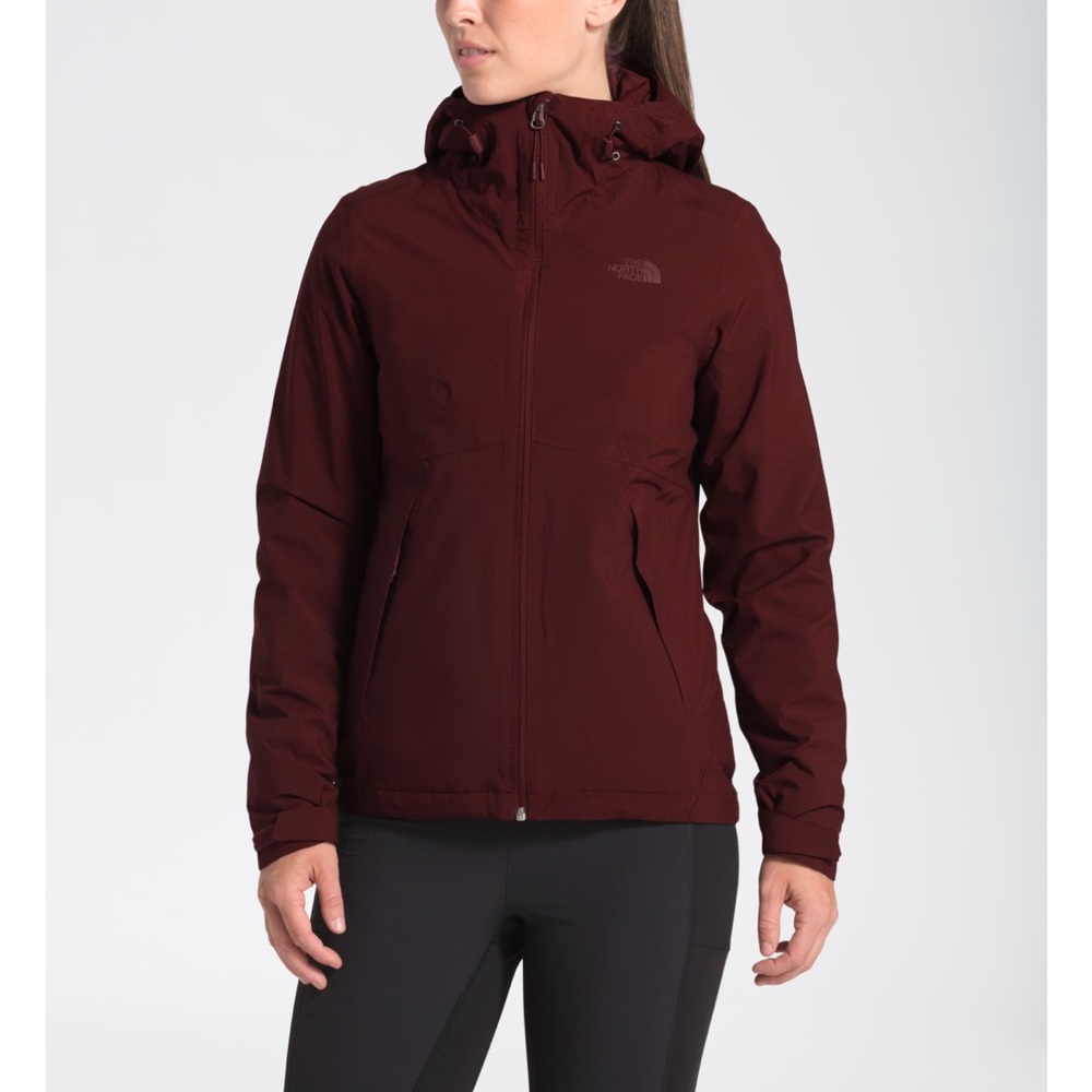 NWOT North Face Women's Burgundy Rain Jacket SZ S